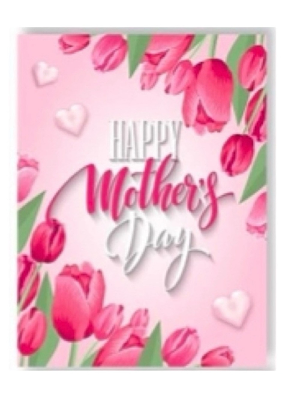 Mother’s Day Tulip Diamond Painting Kit 30x40 cm DIY Craft Art Pink and Green